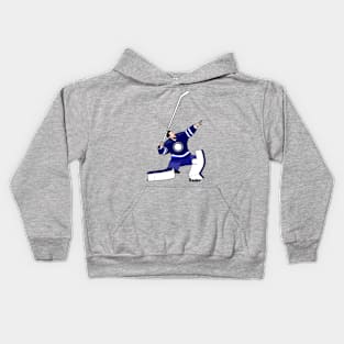 The goaltender hellebuyck Kids Hoodie